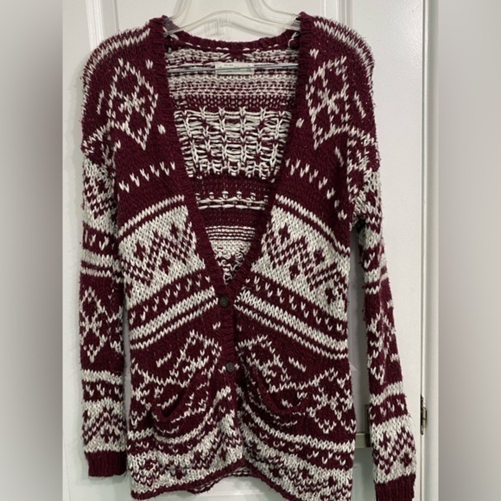 Abercrombie & Fitch Long Sweater Cardigan XL